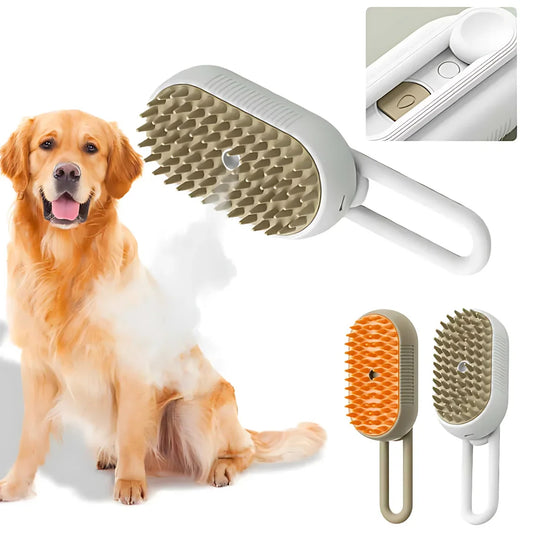 Brosse électrique à vapeur pour animaux